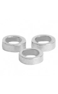 DQ metal closed ring 2mm Antique silver
